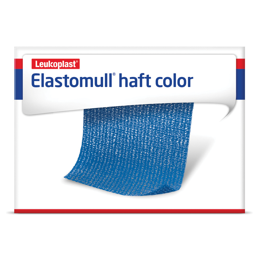 Benda elastica autoadesiva elastomull haft blu 8x400 cm
