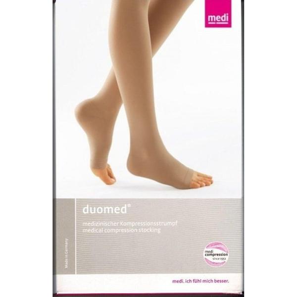 Duomed calze autoreggenti a compressione medicale classe 1 unisex, gambaletto elastico per circolazione e sollievo gambe, taglia L/M colore naturale — confronto prezzi