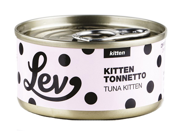 Lev Gatto Lattina In Acqua Di Cottura Kitten Tonnetto 70 Gr