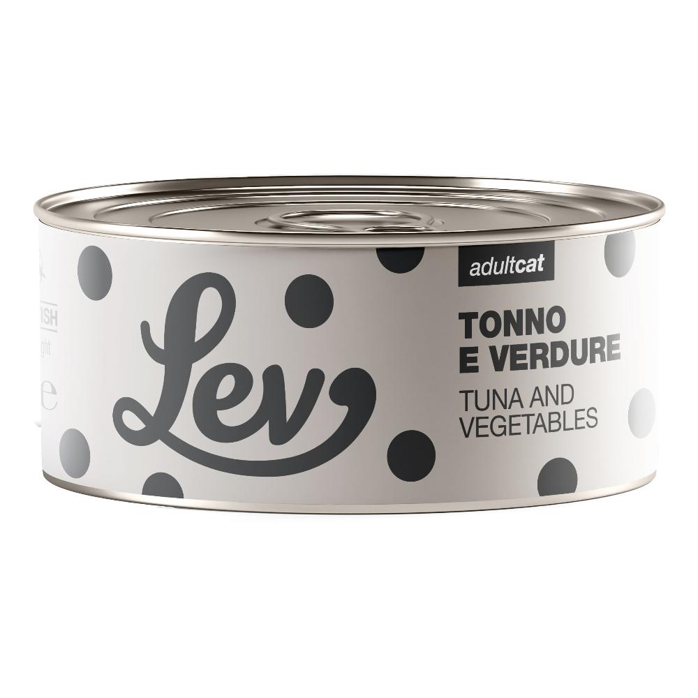NATURAL LINE LEV GATTO TONNO VERDURE 140GR (lattina)