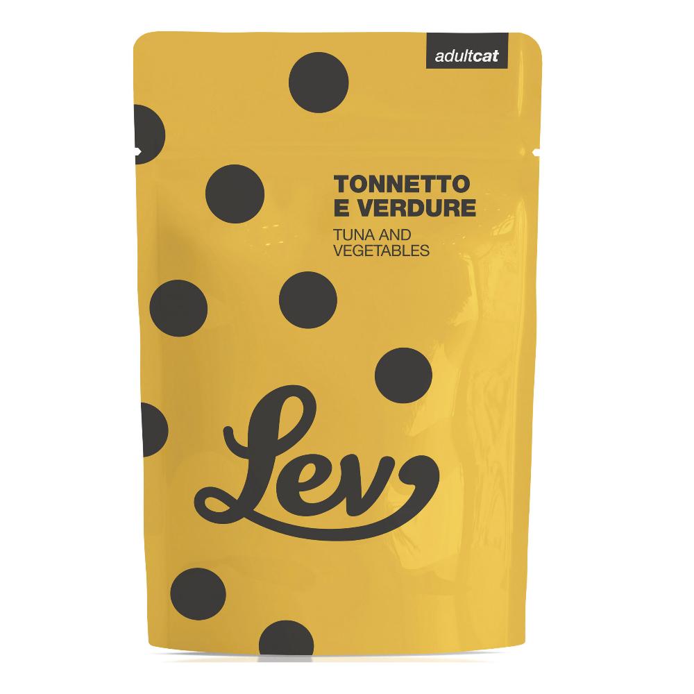 NATURAL LINE LEV GATTO TONNETTO VERDURE 60GR (bustina)