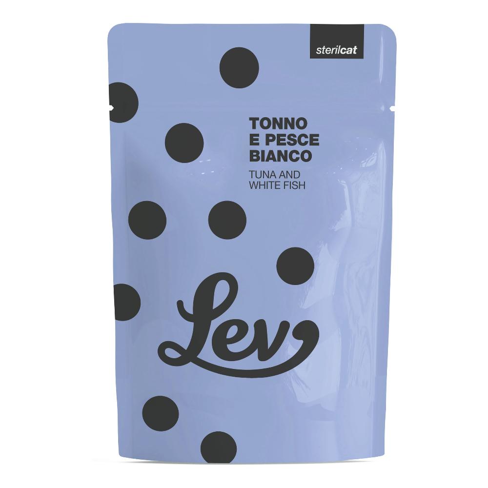 NATURAL LINE LEV GATTO STERIL TONNO PESCE BIANCO 60G (bustina)