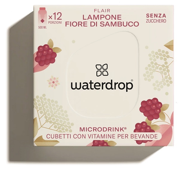 Waterdrop Flair | Lampone e Sambuco | 12 Cubetti
