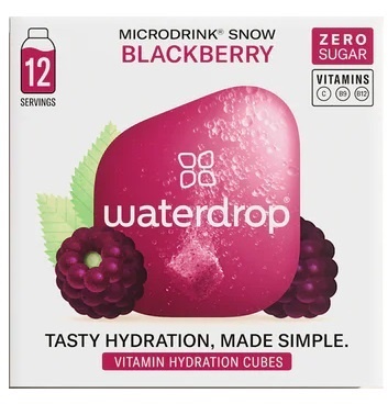 Waterdrop Microdrink Zero Zuccheri Gusto Mora 12 Cubetti