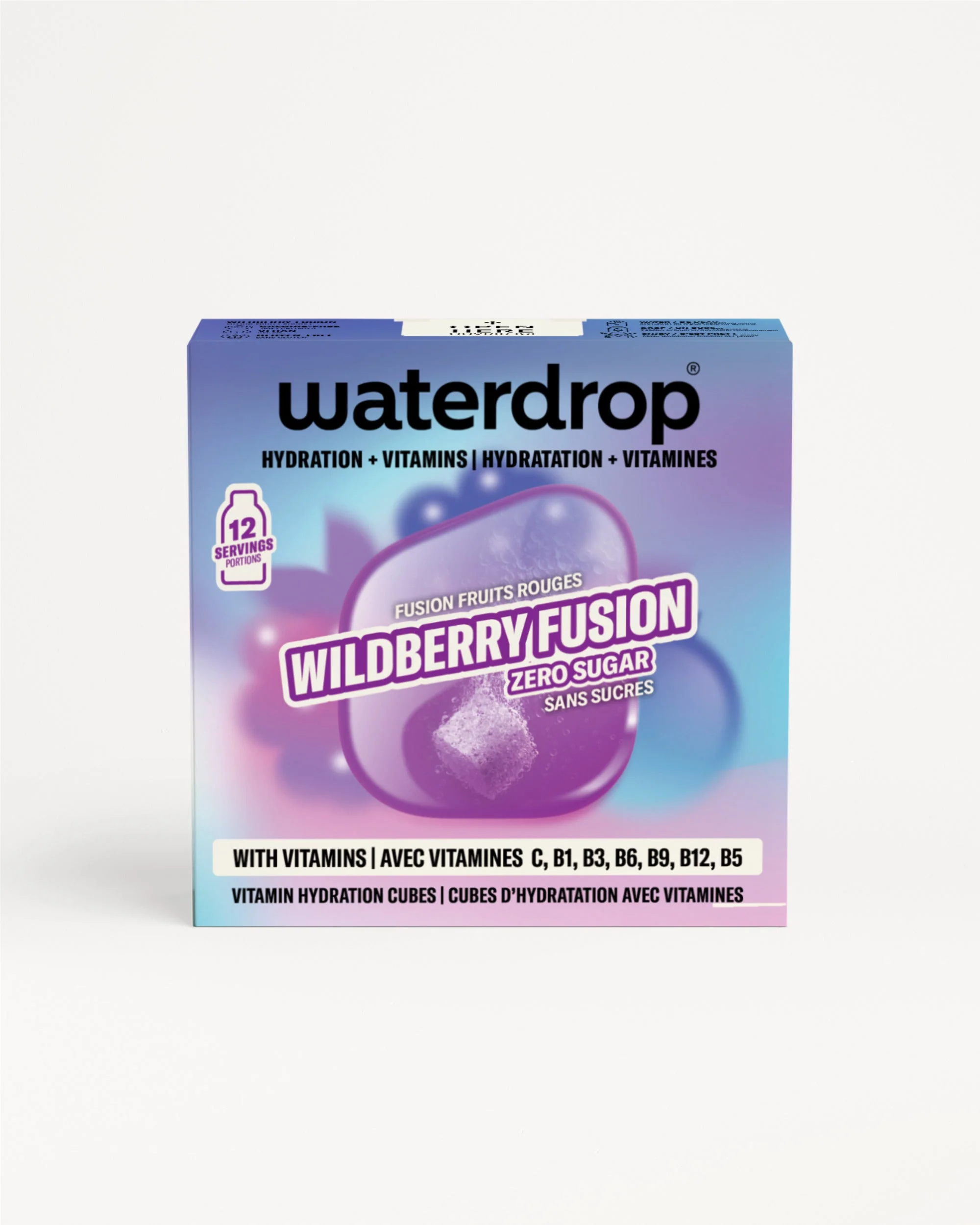 Waterdrop Wildberry Fusion 12 Cubetti per Acqua Aromatizzata senza Zuccheri Aggiunti - WATERDROP MICRODRINK GmbH