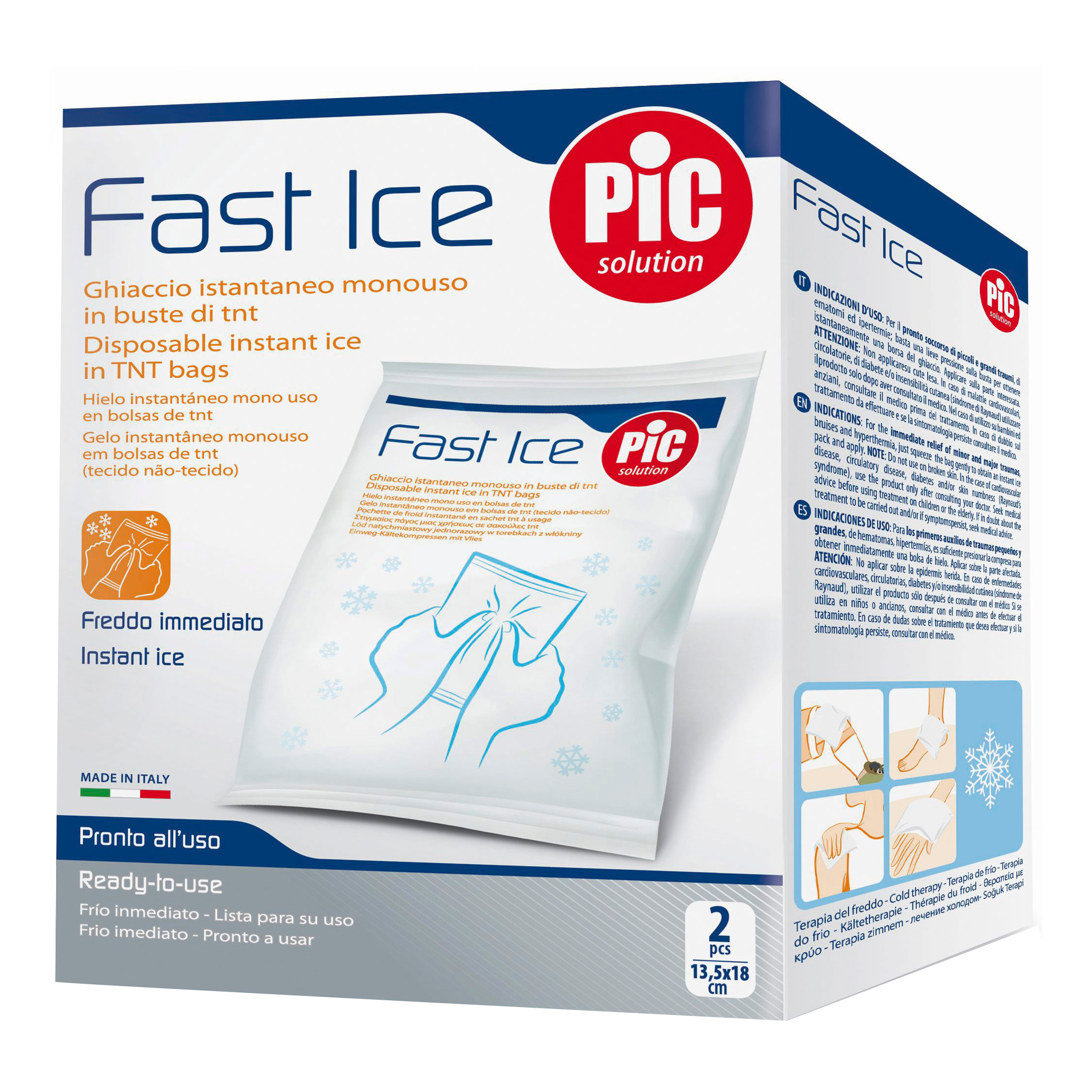 Ghiaccio instantaneo pic fast ice 2 pezzi — confronto prezzi