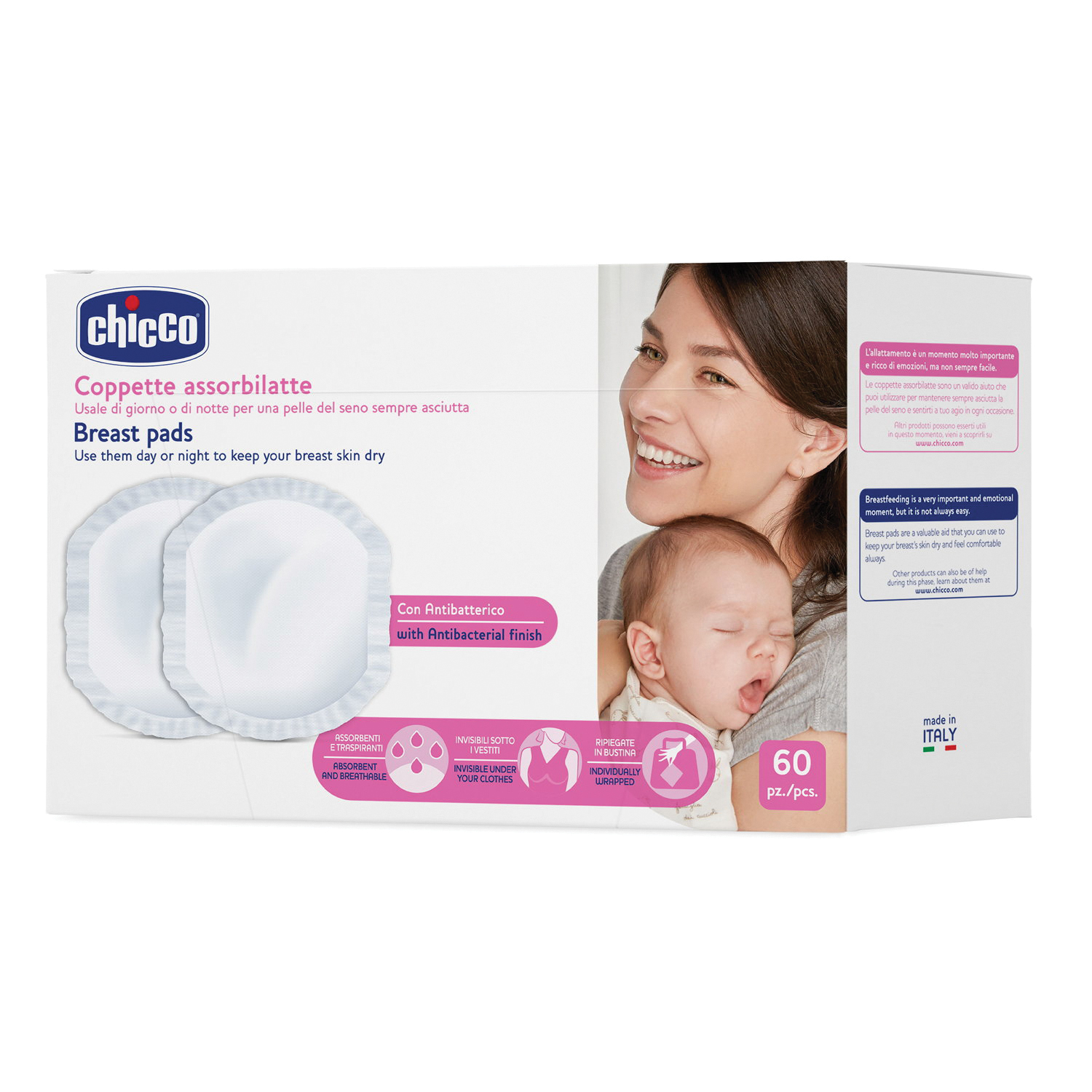 Chicco Coppette Assorbilatte 60 — confronto prezzi