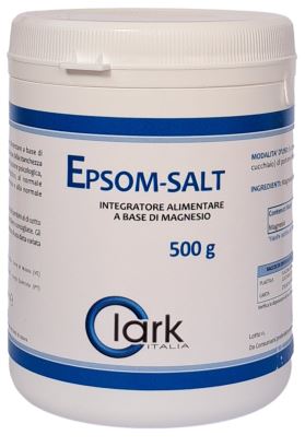 Epsom Salt Integratore Di Solfato Di Magnesio Per Il Transito Intestinale 500 Grammi