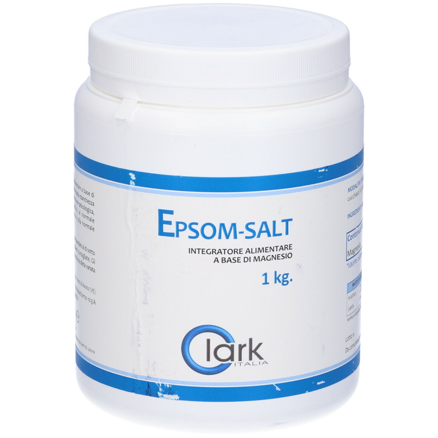 Origini Naturali Dr. Clark Epsom Salt Integratore Alimentare a base di Magnesio, 1Kg — confronto prezzi