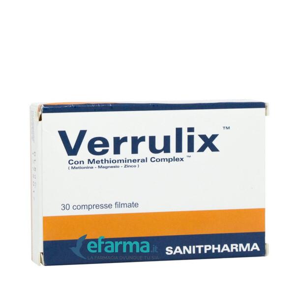 Verrulix Integratore Con Metionina e Sali Minerali 30 Compresse Retard — confronto prezzi