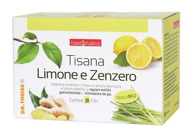 NATURPLUS Tisana Limone e Zenzero 30 g Bustine filtro