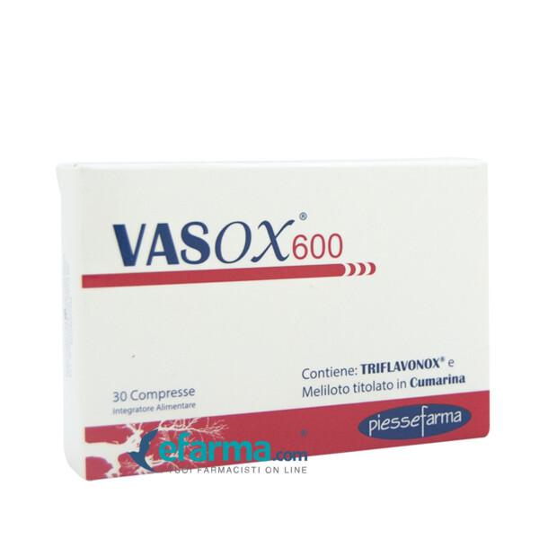 Vasox 600 Integratore Per Il Microcircolo 30 Compresse — confronto prezzi