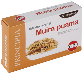 Kos Principia - Muira Puama Estratto Secco Integratore Alimentare, 60 Compresse
