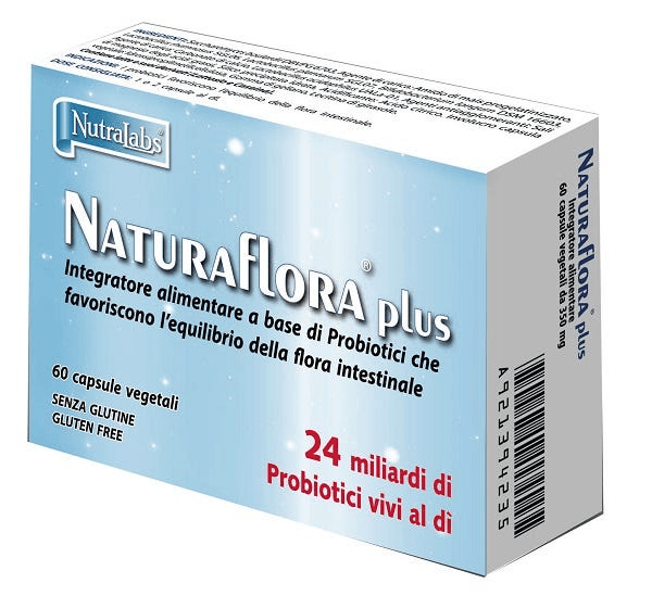 NaturaFlora Plus Integratore Intestinale 60 Capsule