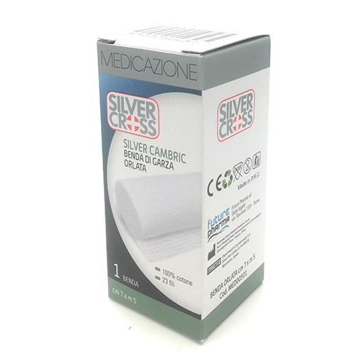 Silver Cross Silver Cambric Benda Di Garza Orlata Misura cm 7 X 5 m 1 Pezzo — confronto prezzi