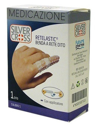 Silver Cross Retelastic Benda A Rete Dito Calibro 1 1 Pezzo