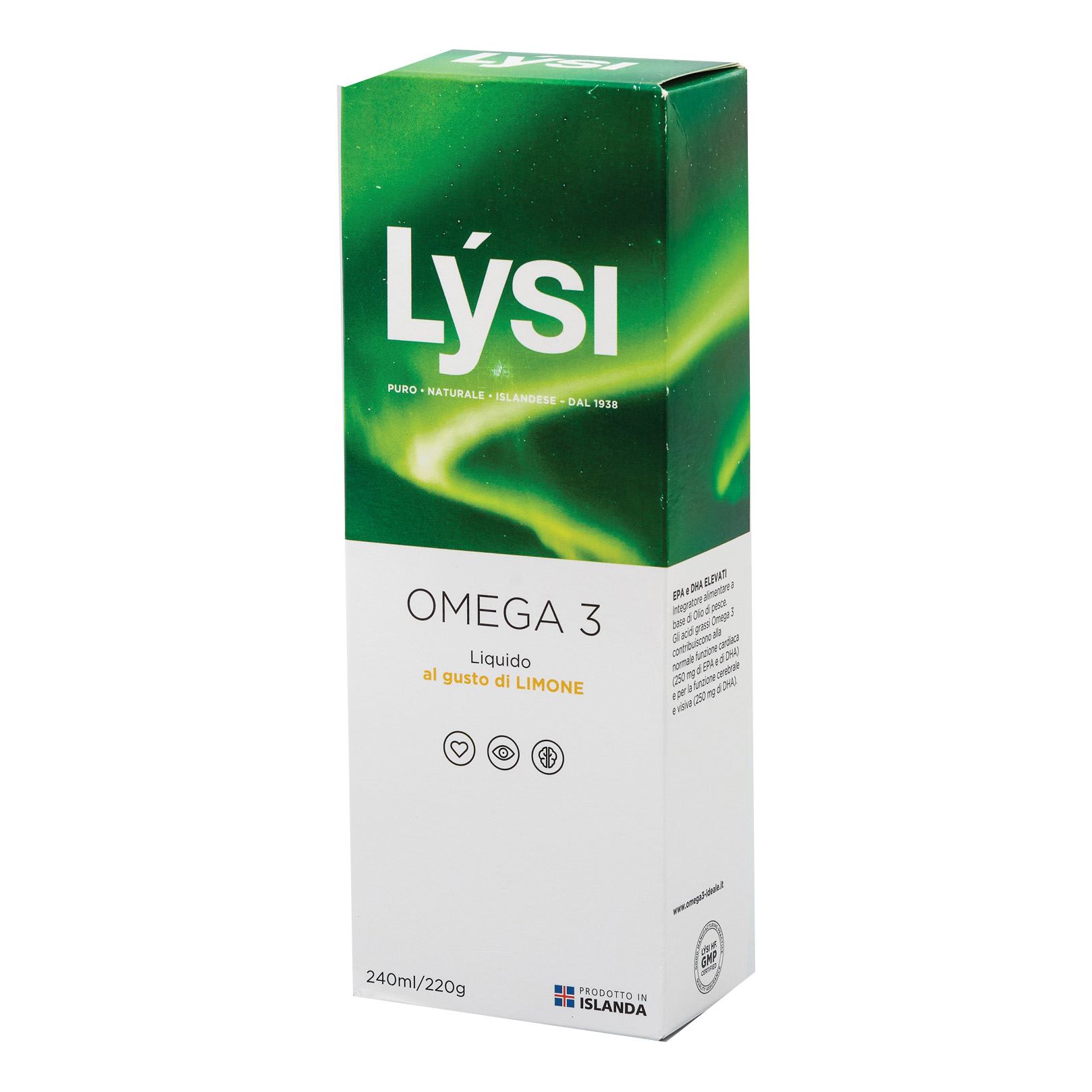 Lysi olio fegato merluzzo limone 240 ml — confronto prezzi