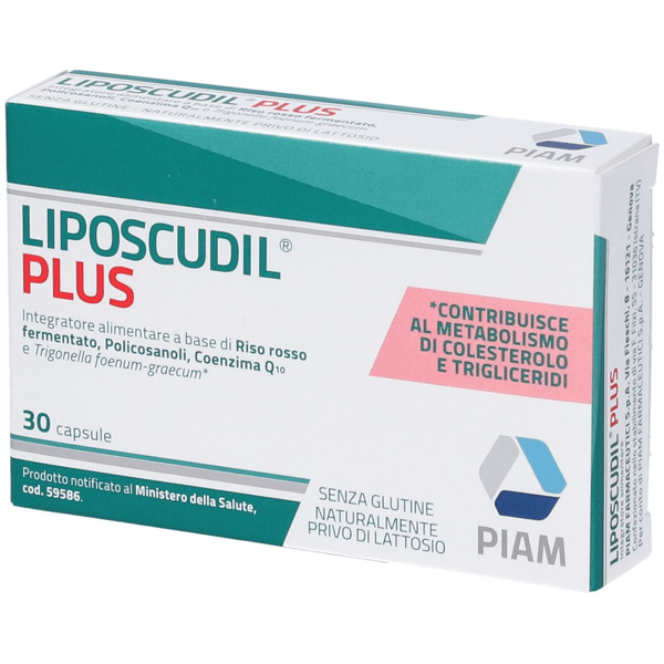 Liposcudil Plus Integratore Contro Colesterolo 30 Capsule