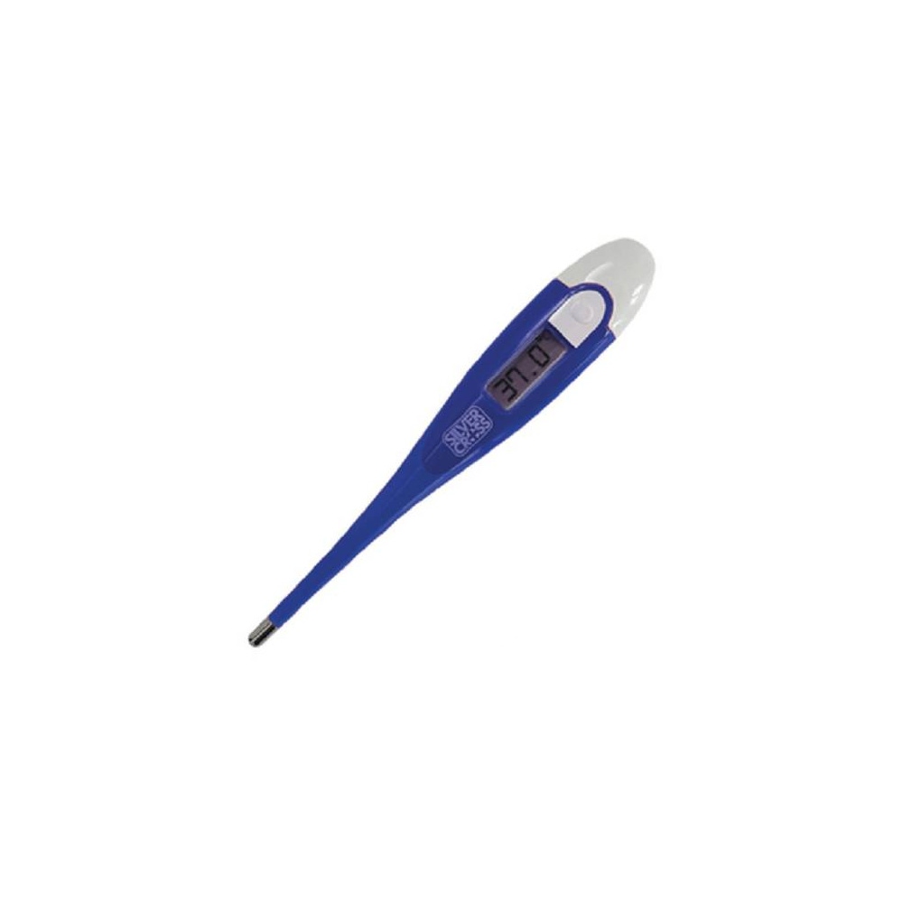 Comifar Silver Cross Termometro Digitale con Punta Flex, 1 Pezzo