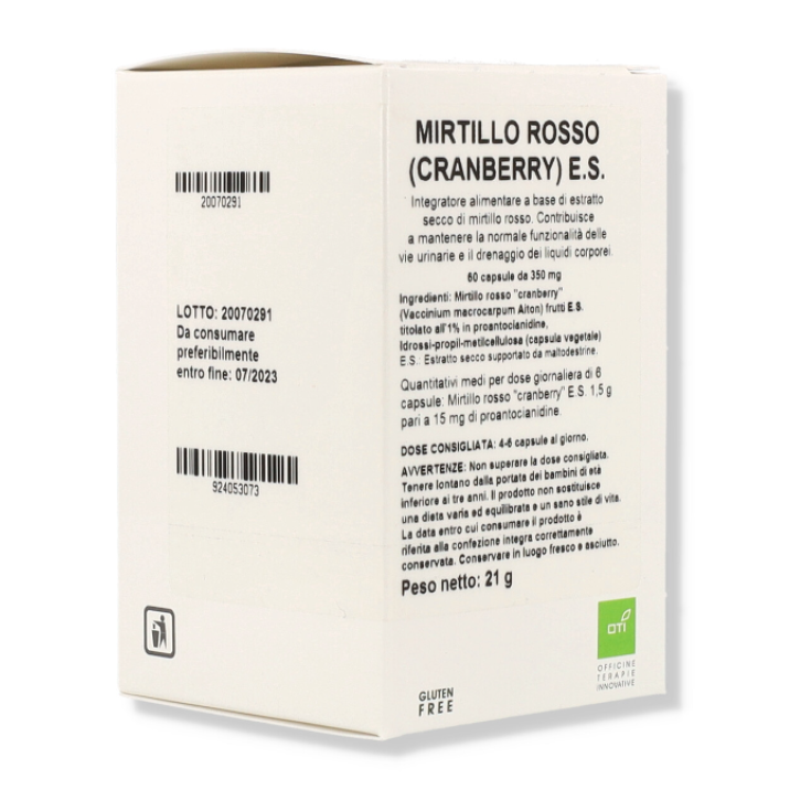 Mirtillo rosso cranberry estratto secco 60 capsule — confronto prezzi