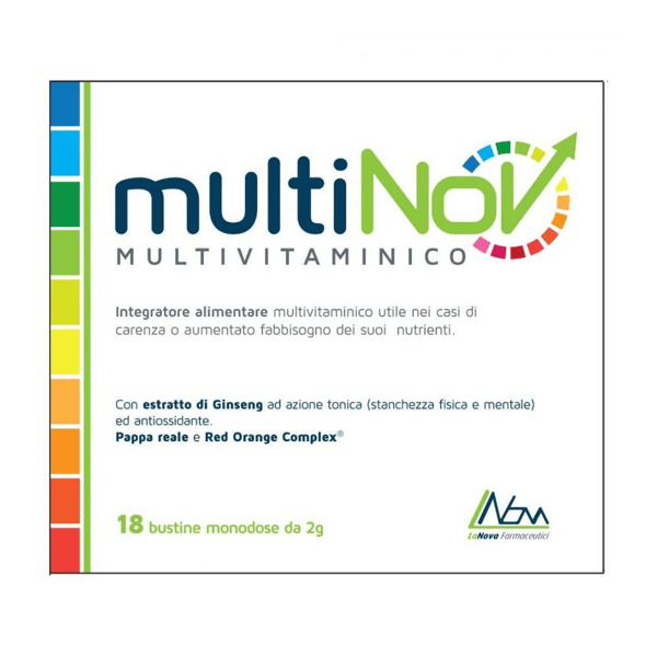 multiNOV Integratore Multivitaminico 18 Bustine
