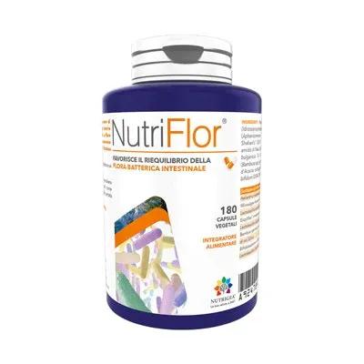 Nutrigea Nutriflor Integratore Probiotico per Flora Intestinale 180 Capsule