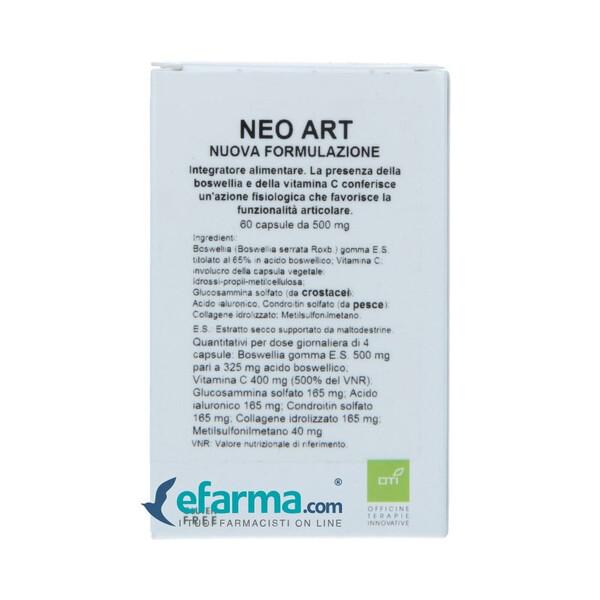 Oti Neo Art Nuova Formula Integratore 60 Capsule — confronto prezzi