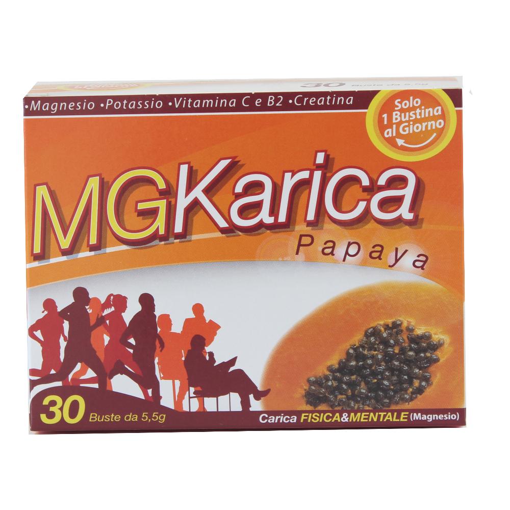 EFAS MG Karica Papaya Integratore Alimentare Stanchezza Fisica e Mentale, 30 bustine
