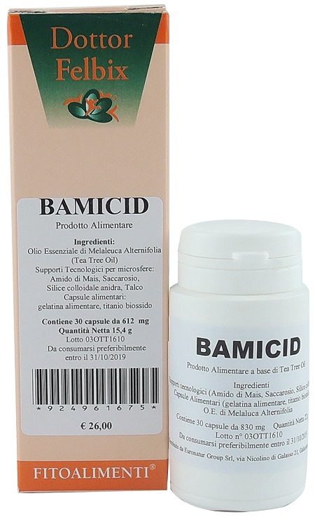 Bamicid Integratore Con Azione Germicida Ad Ampio Spettro 30 Capsule — confronto prezzi