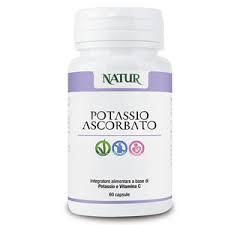 Natur Potassio Ascorbato Integratore Alimentare 60 Capsule