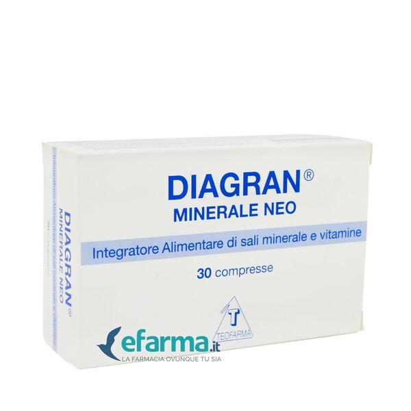 Diagran Minerale Neo Integratore Sali Minerali e Vitamine 30 Compresse Rivestite — confronto prezzi