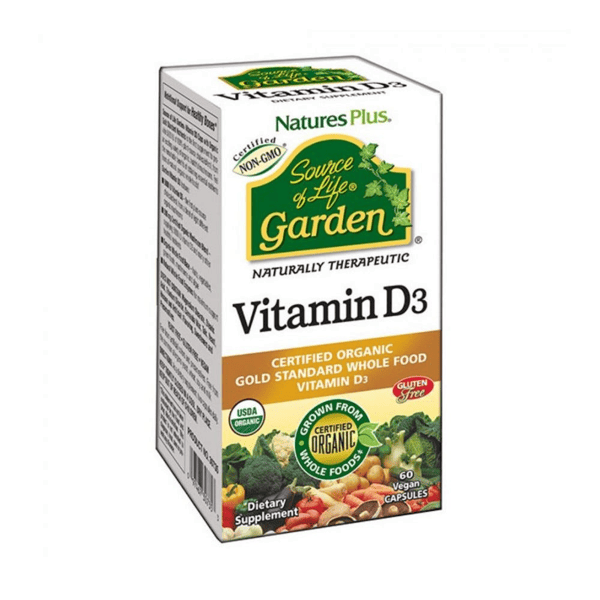 Nature's Plus Source of Life Garden Vitamina D3 60 Tavolette