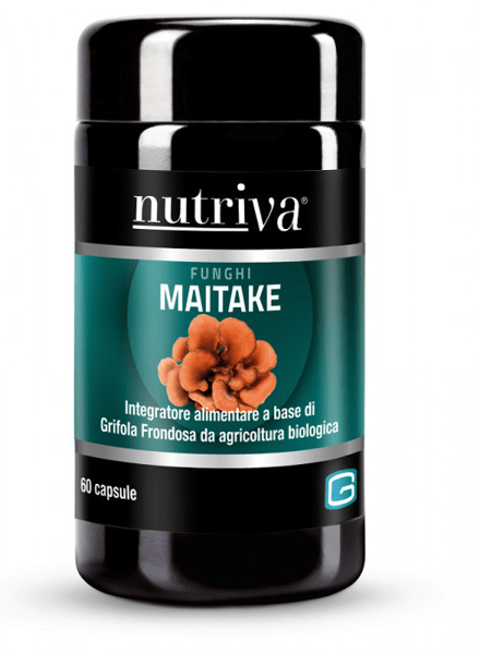 Nutriva Maitake Bio Integratore per Difese Organismo 60 Capsule Vegetali
