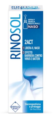 Rinosol 2 act spray nasale 15ml — confronto prezzi