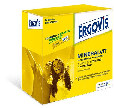 Ergovis mineralvit 20bust