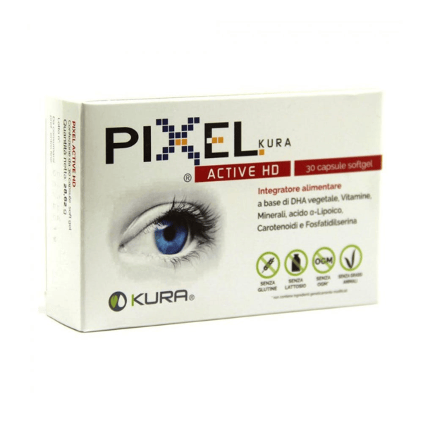 Pixel Active HD Integratore Visiva & Antistanchezza 30 VeggieCaps