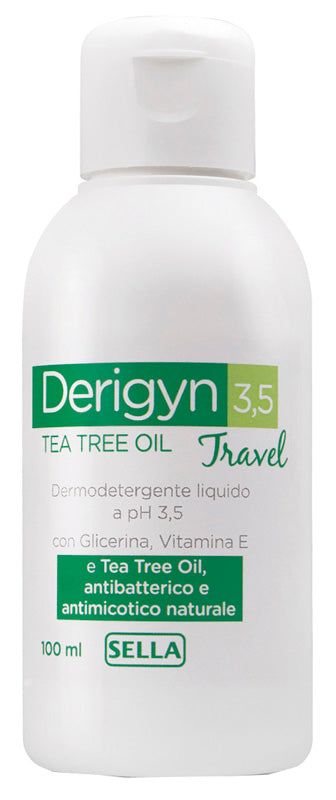 Sella Derigyn Tea Tree Oil 3,5 Travel Dermodetergente Liquido Intimo 100 ml