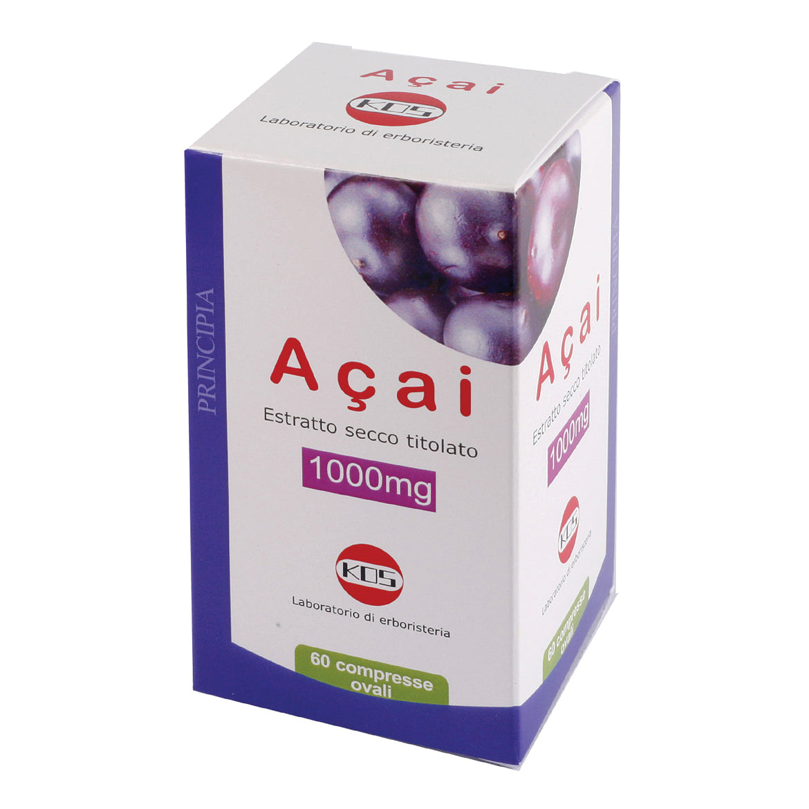 Acai estratto secco 60 compresse ovali