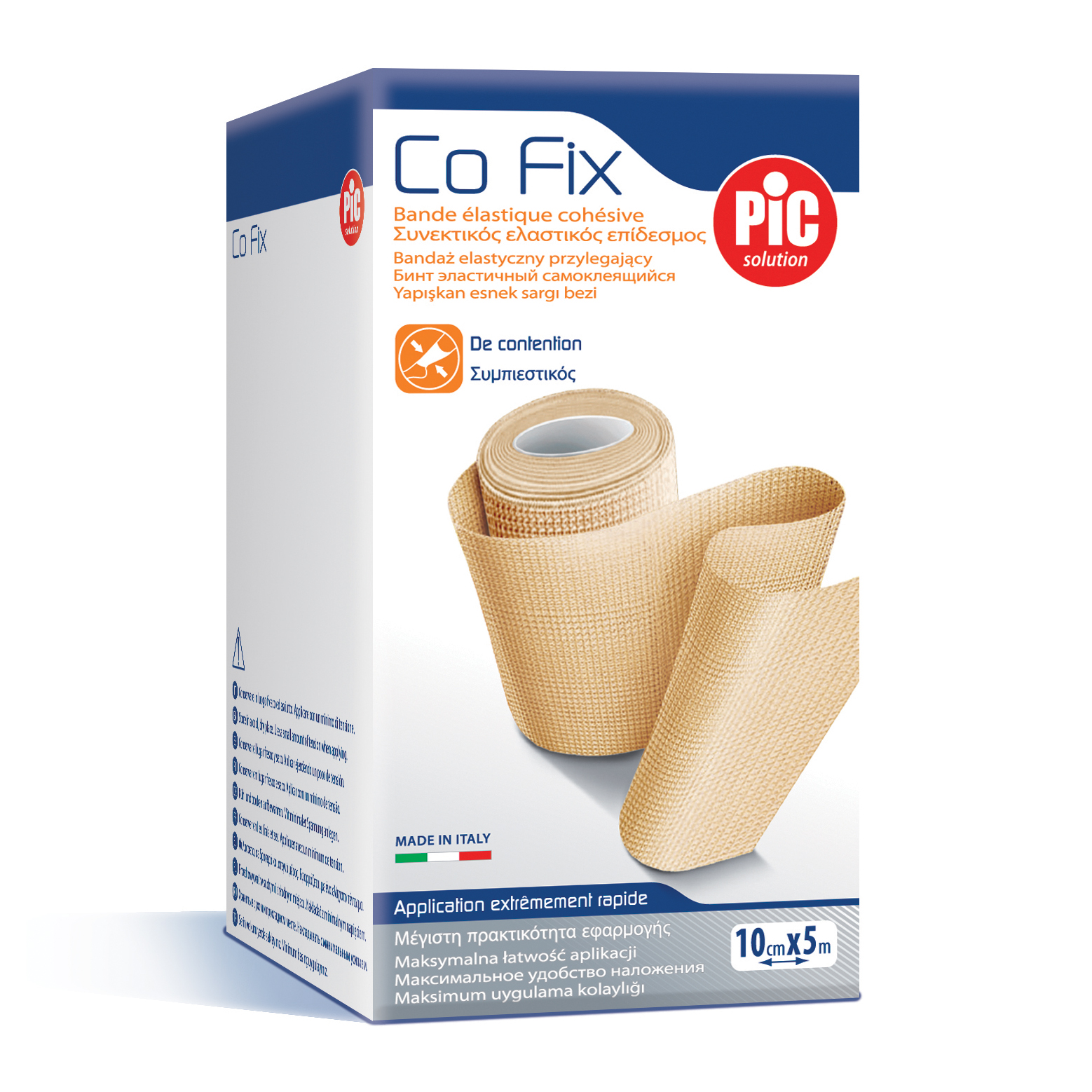 Benda elastica pic co fix autoadesiva 10x5cm medium astuccio — confronto prezzi