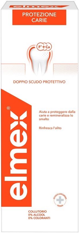 Elmex protezione carie collutorio fluoruro amminico 400 ml — confronto prezzi