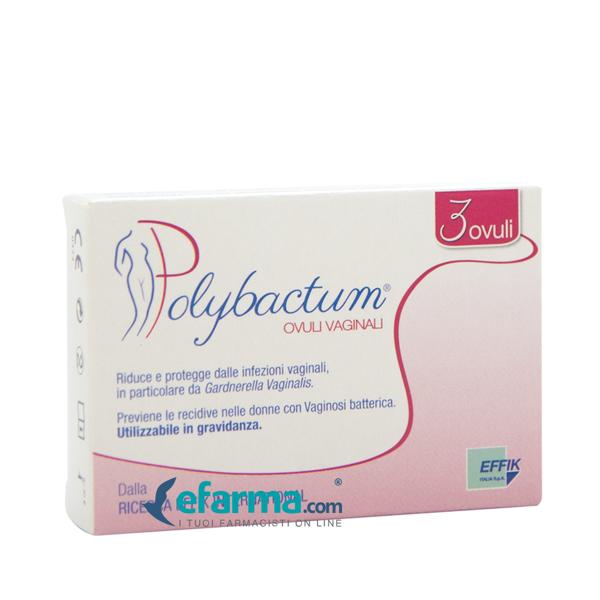 Polybatcum Riduttore Infenzioni Vaginali 3 Ovuli Vaginali