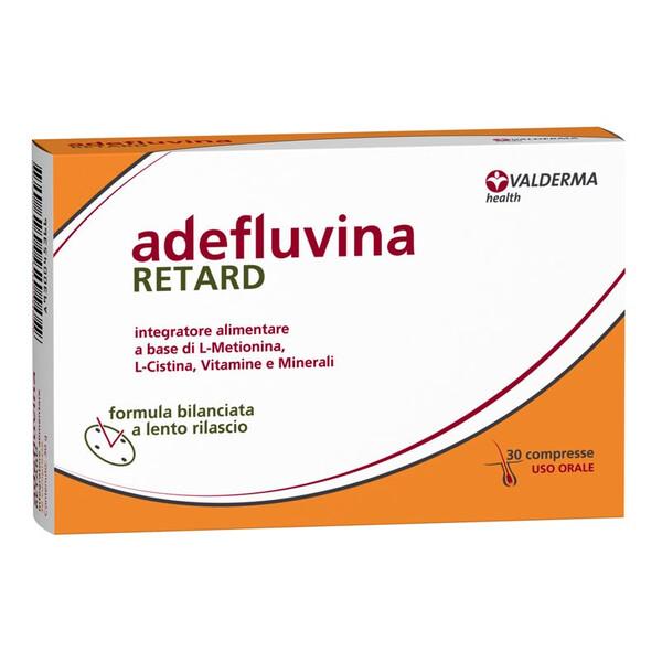 Adefluvina Retard Integratore Capelli e Unghie 30 Compresse