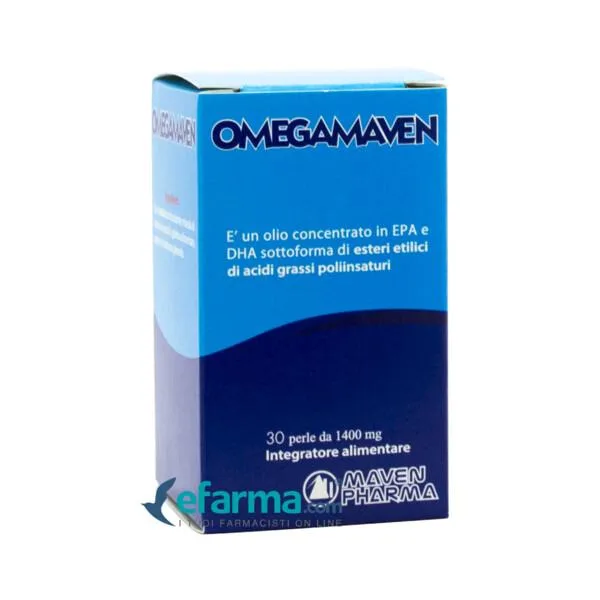 Omegamaven Omega-3 Integratore Cardiovascolare 30 perle