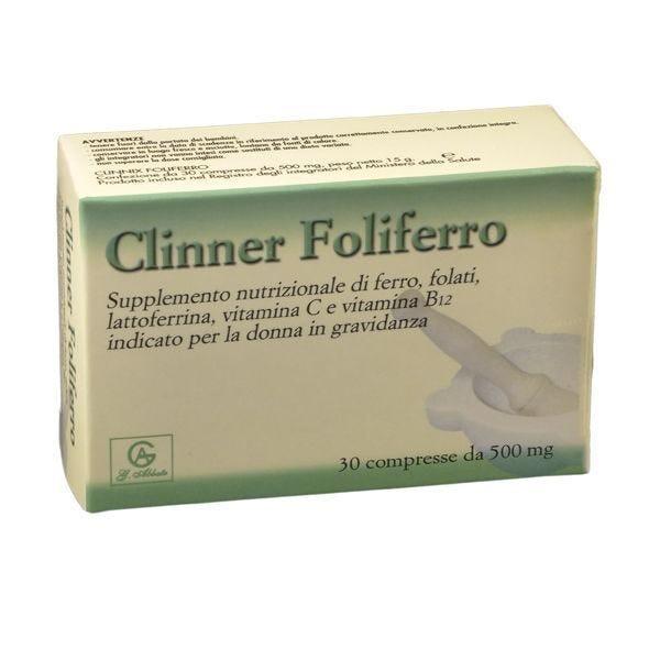 Clinner Foliferro Integratore 30 Compresse — confronto prezzi