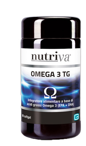 Nutriva - Omega 3 TG Integratore Sistema Cardiovascolare Confezione 90 Capsule Sotfgel — confronto prezzi