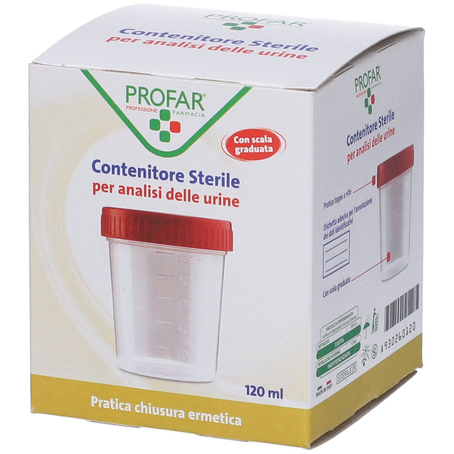 PROFAR® Contenitore Sterile per analisi delle urine 1 pz — confronto prezzi