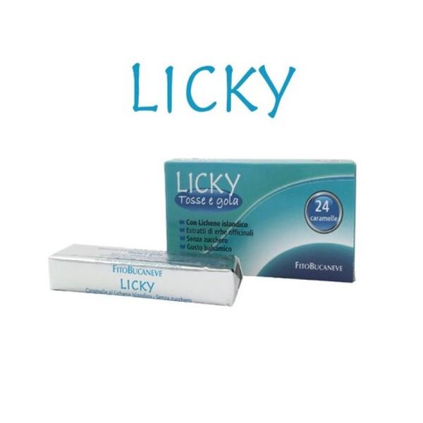 Licky Caramelle Adulti Tosse e Gola Senza Zucchero Balsamiche