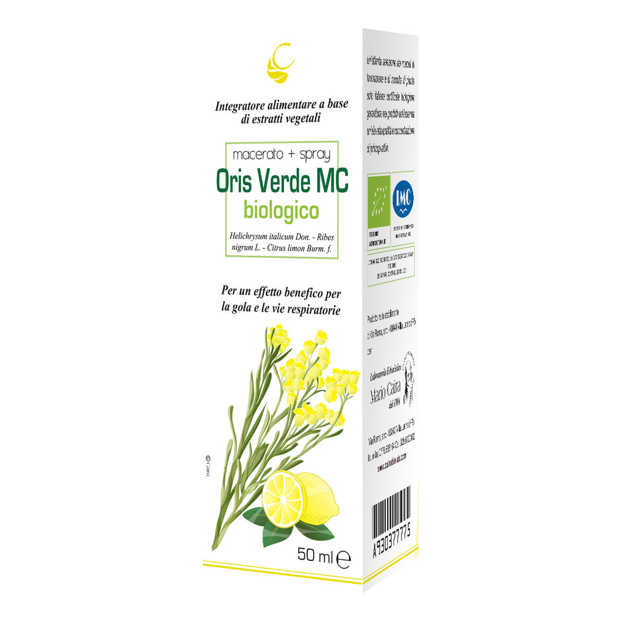 Caira Laboratorio Erboristico Caira Oris Verde Macerato Idroalcolico Gocce 50 Ml — confronto prezzi