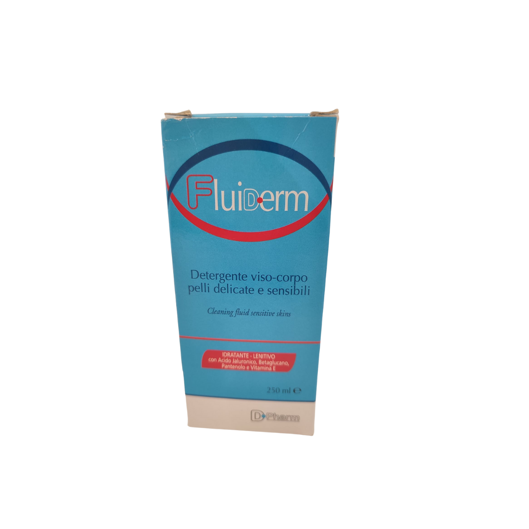D-pharm fluiderm detergente pelli sensibili viso corpo 250ml — confronto prezzi