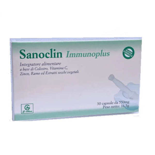Sanoclin Immunoplus Integratore Sistema Immunitario 30 Capsule